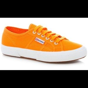 Superga Cotu canvas fashion Sneaker Orange size 41